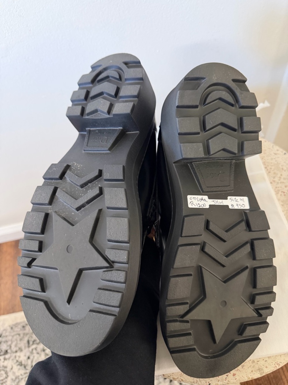 Christian Dior CalfSkin Code Lug Platform Loafer - Picture 7 of 7
